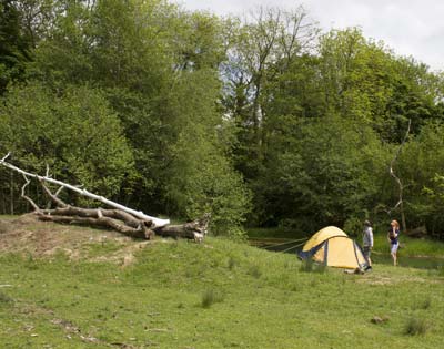 Nearly Wild Camping in action